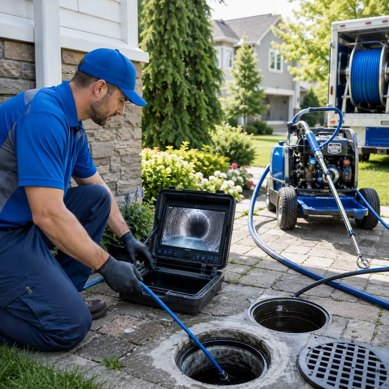 Outdoor drain cleaning professionals serving North Conway, NH